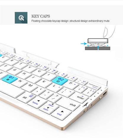 BOW Mini Foldable bluetooth keyboard for Phone Android Windows